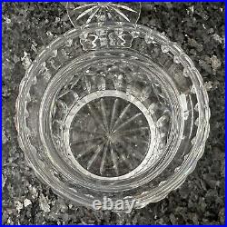 Waterford Signature Lismore Pattern Fine Crystal Biscuit Barrel withLid Old Stamp