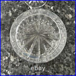 Waterford Signature Lismore Pattern Fine Crystal Biscuit Barrel withLid Old Stamp