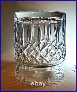 Waterford's Signature Lismore Pattern Fine Crystal Biscuit Barrel withLid