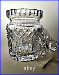 Waterford's Signature Lismore Pattern Fine Crystal Biscuit Barrel withLid