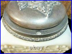 Wave Crest C. F. Monroe Biscuit Cracker Jar Silver Plated LID No Handle Vintage