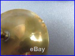 Wavecrest Glass Biscuit Jar Mt Washington Pairpoint CF Monroe Brass handle