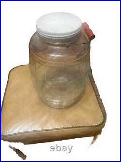 Wilson & Co. 4 Gallon Handled Glass Jar. Pickled Feet or Hocks. Hard To Find Jar