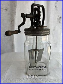 Winchester Hardware Co. Antique butter churn